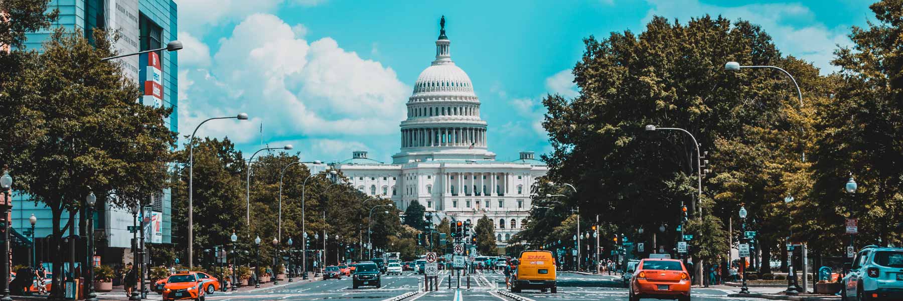 Streetscape of Washington DC